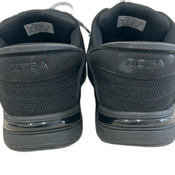 ZEBA Sneakers Men’s Size 10.5W Black Hand’s Free Slip On Walking Shoe Sneakers - Picture 4 of 12